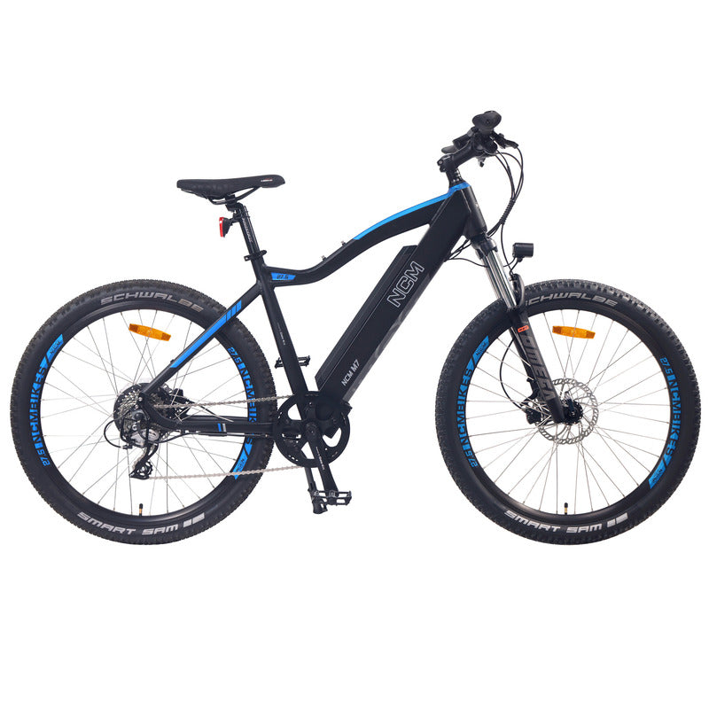 NCM Moscow M7 Electric Mountain Bike, E-MTB, 250W, 48V 19Ah 912Wh Battery