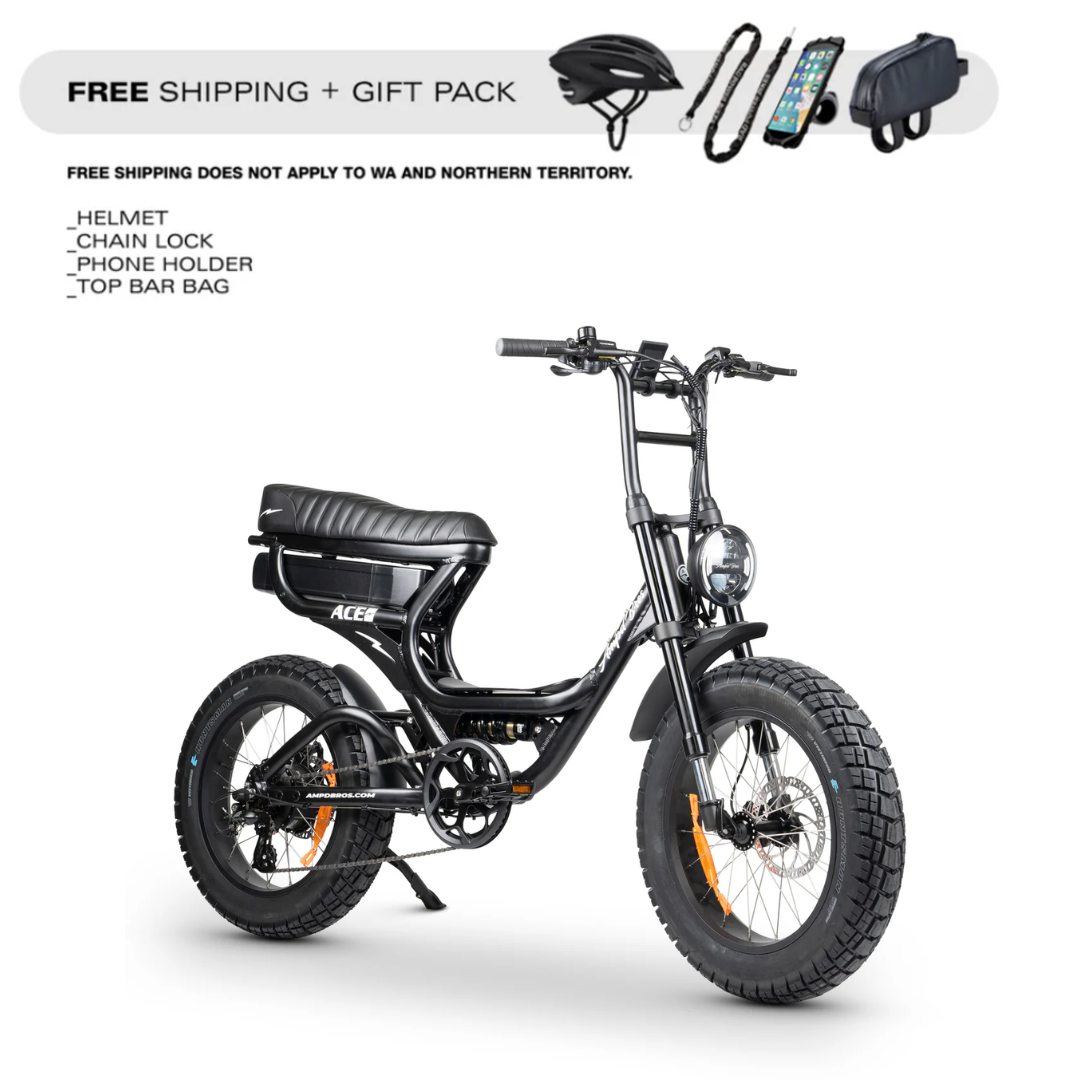 AMPD BROS ACE-S PRO Dual Suspension Electric Bike