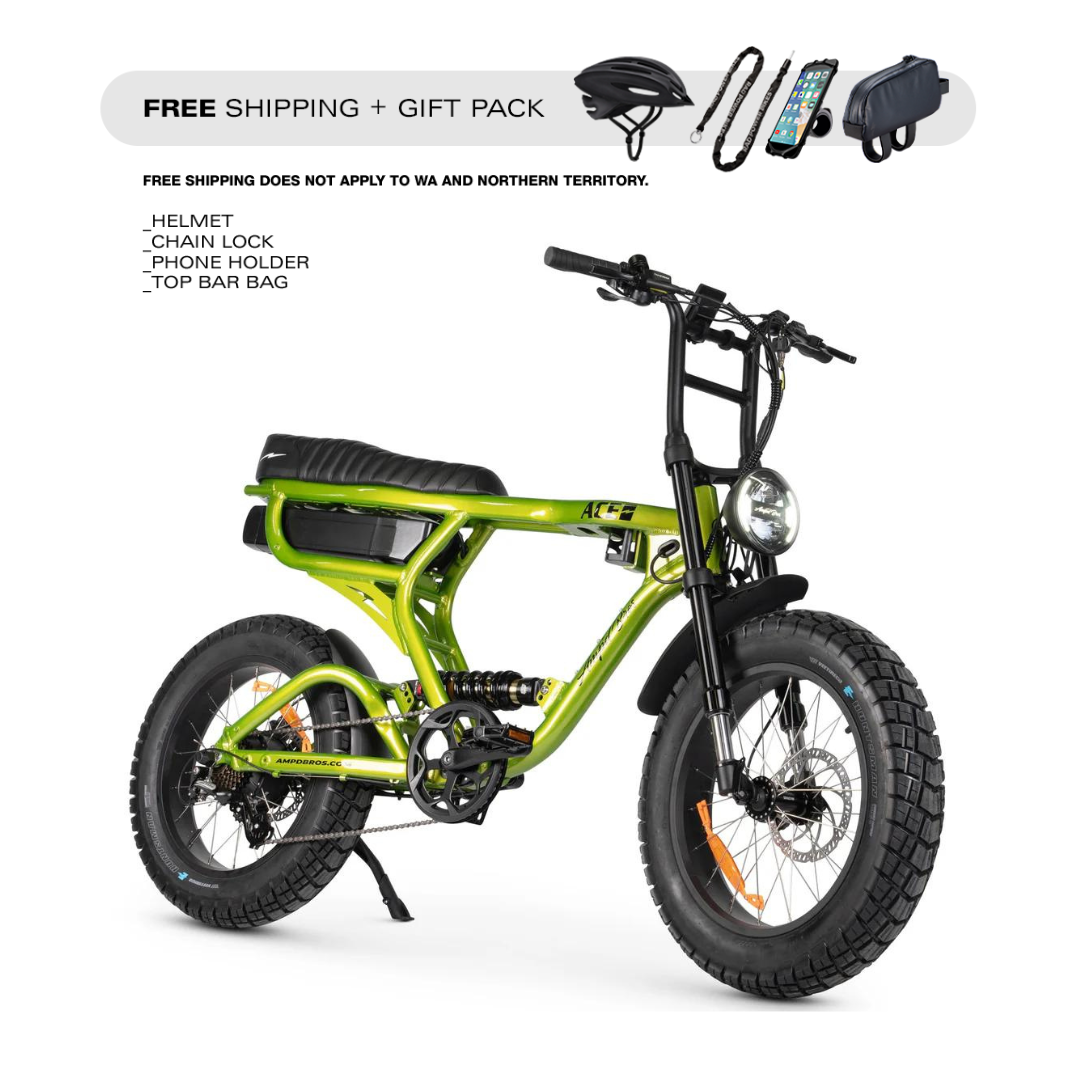 AMPD Brothers ACE-X PRO Dual Suspension Electric Bike