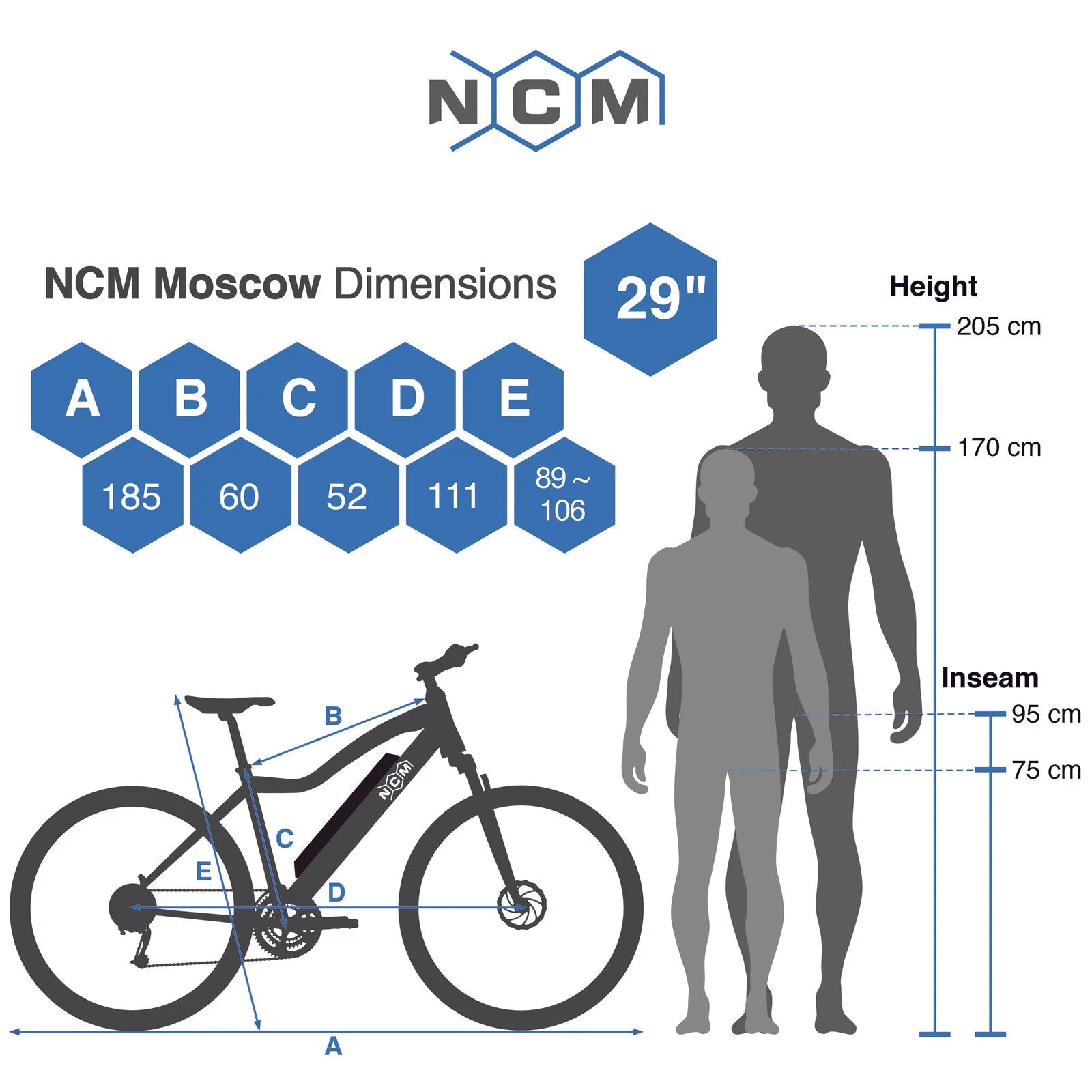 NCM Moscow Plus 48v 16Ah
