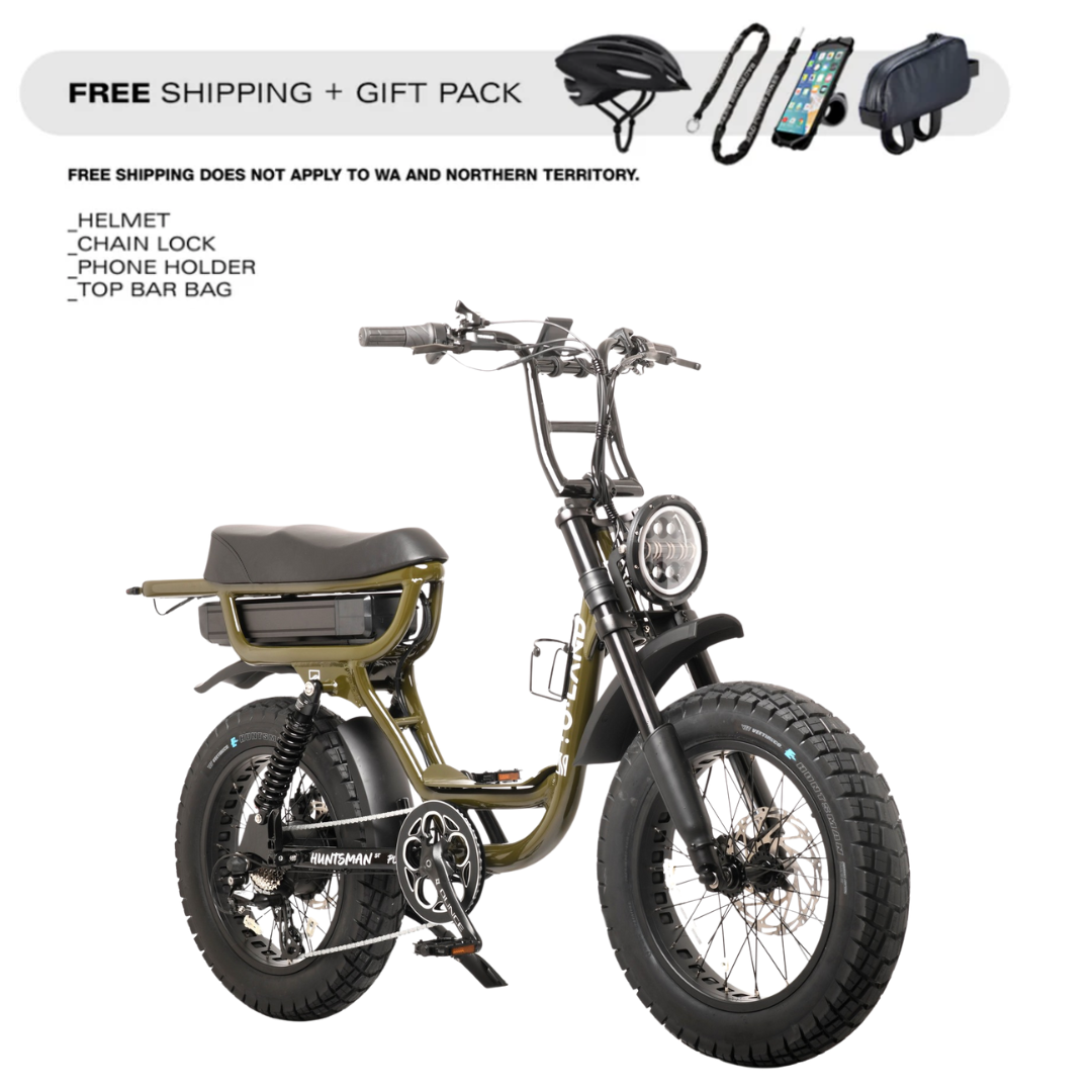 ToLand Huntsman Step-Through Plus E-Bike 1000W 52V 20AH 1040WH Battery | DUAL SUSPENSION