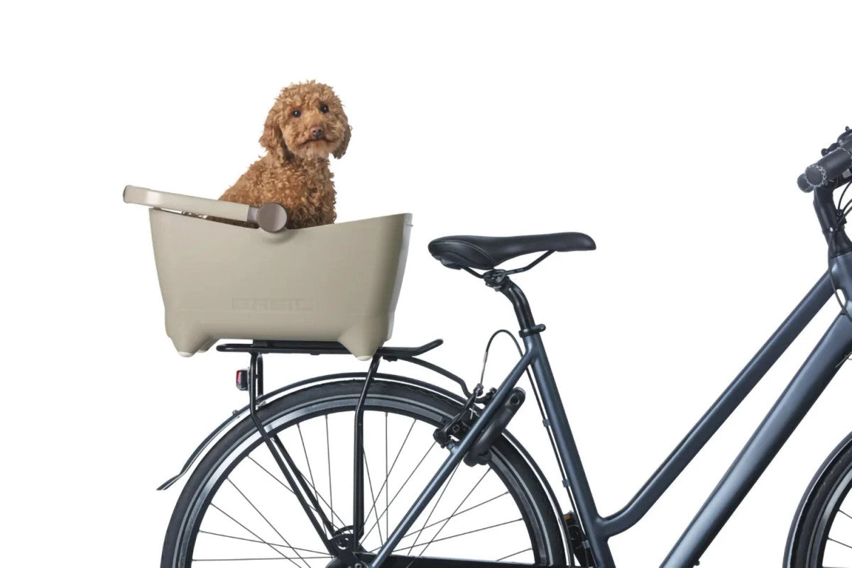 Buddy Pet Front Bike Basket KF Biscotti Brown