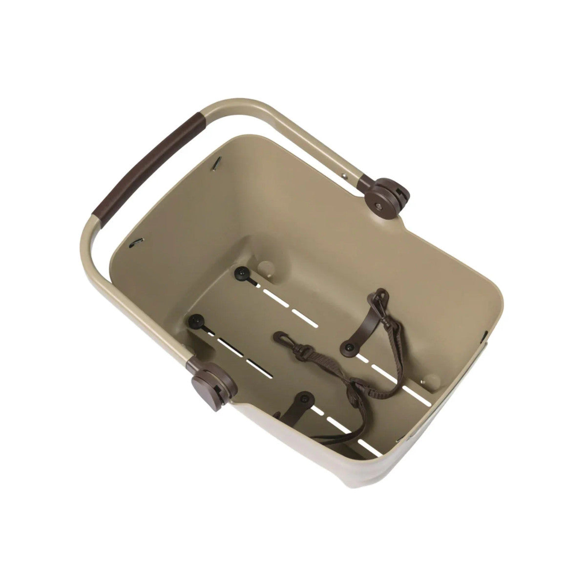 Buddy Pet Front Bike Basket KF Biscotti Brown