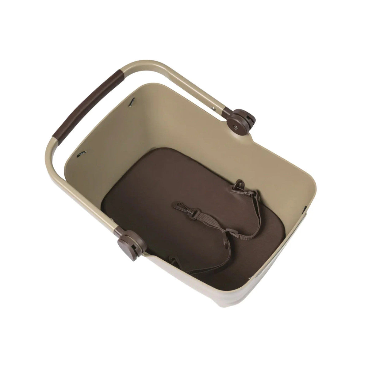 Buddy Pet Front Bike Basket KF Biscotti Brown