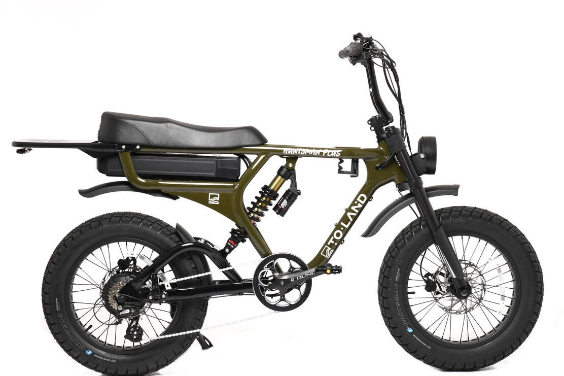 ToLand Huntsman Plus E-Bike 1000W 52V 20AH 1040WH Battery | DUAL SUSPENSION