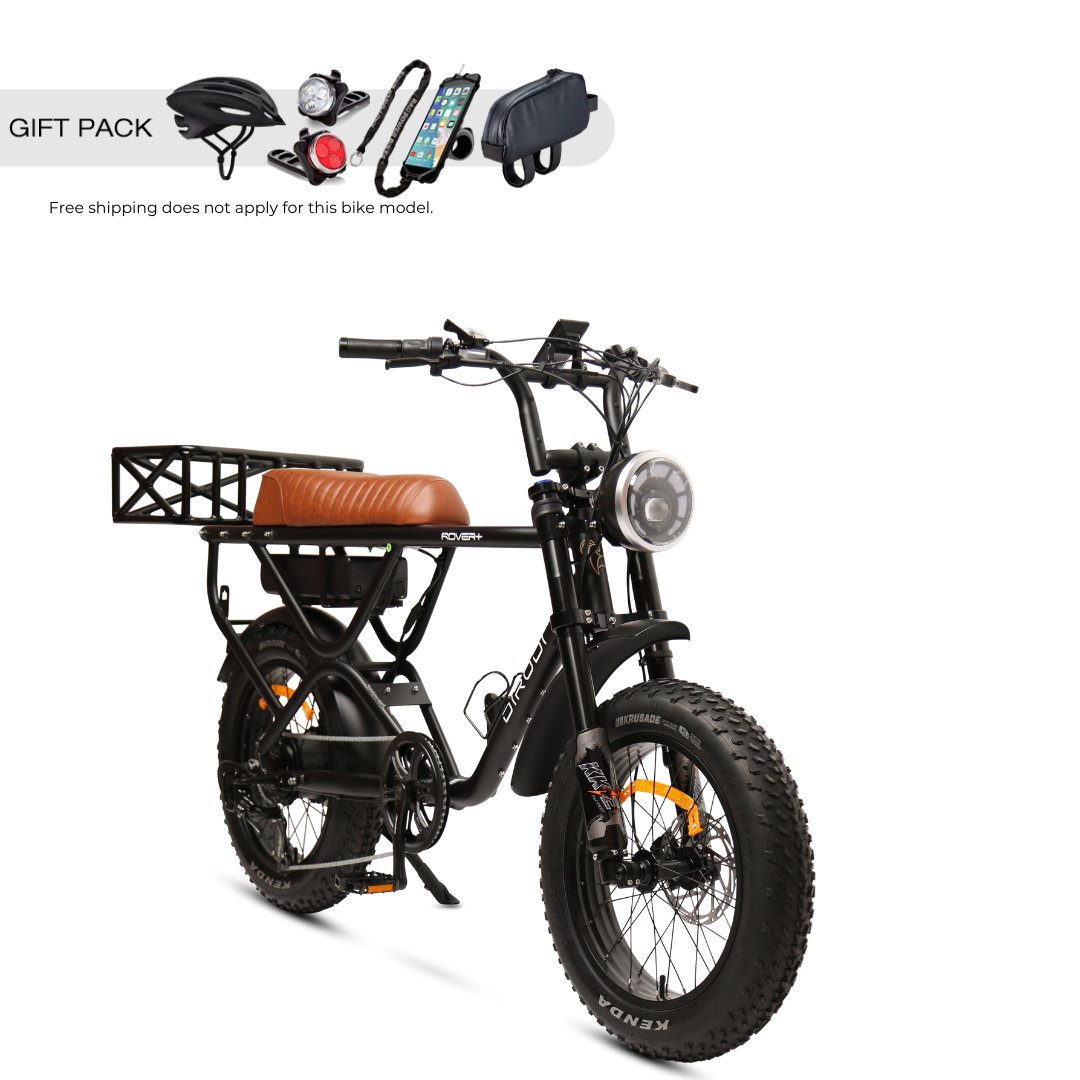 Dirodi Rover Plus Retro Fat Tyre Electric Bike (750W – 48v) GEN4