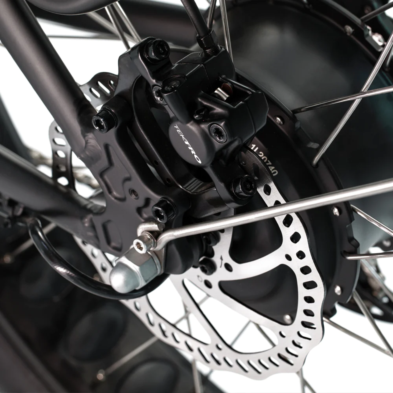 ET.Cycle T1000 Fat Trekking Step-thru E-Bike, Hydraulic Brakes, 48V 21Ah, 1008Wh- Matt Black