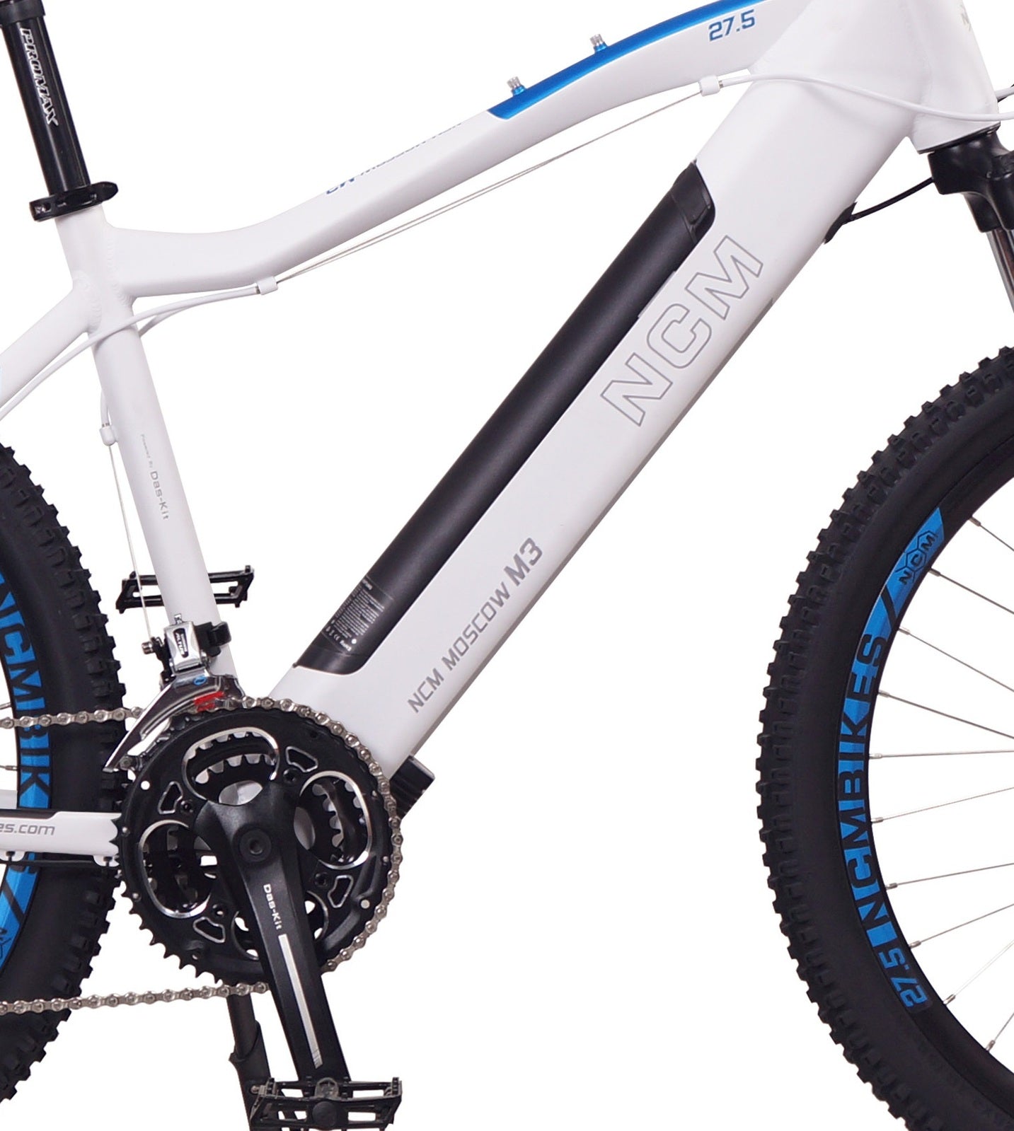 Bicicleta de montaña eléctrica NCM Moscow M3, 250 W, batería de 576 Wh