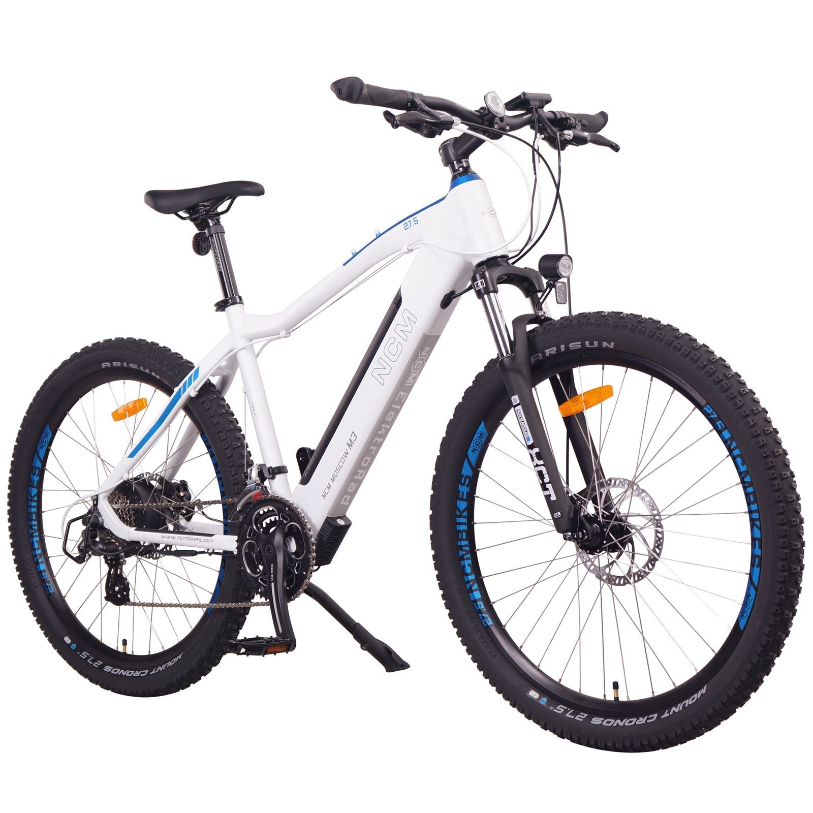 Bicicleta de montaña eléctrica NCM Moscow M3, 250 W, batería de 576 Wh