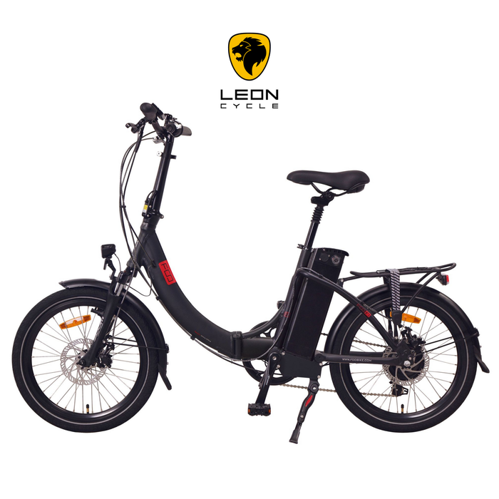 FOO F1 Folding Electric Bike, 250W E-Bike, 36V 13Ah 468Wh Battery [Matt Black 20]