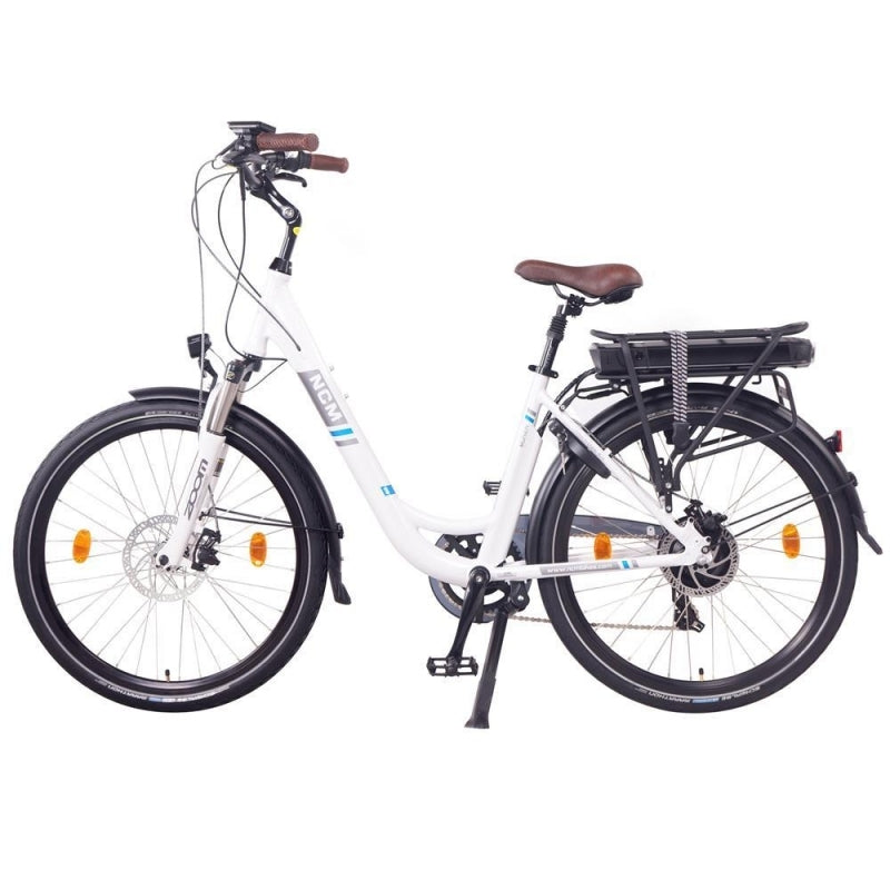 Bicicleta eléctrica de trekking NCM Munich de 250 W a 500 W y 36 Ah 