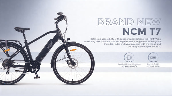 NCM T7 Trekking E-Bike 26'' | 250W/500W | 48V 19Ah 912Wh