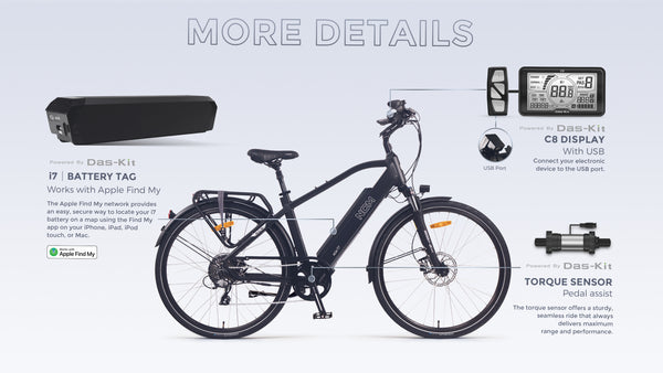 NCM T7 Trekking E-Bike 26'' | 250W/500W | 48V 19Ah 912Wh
