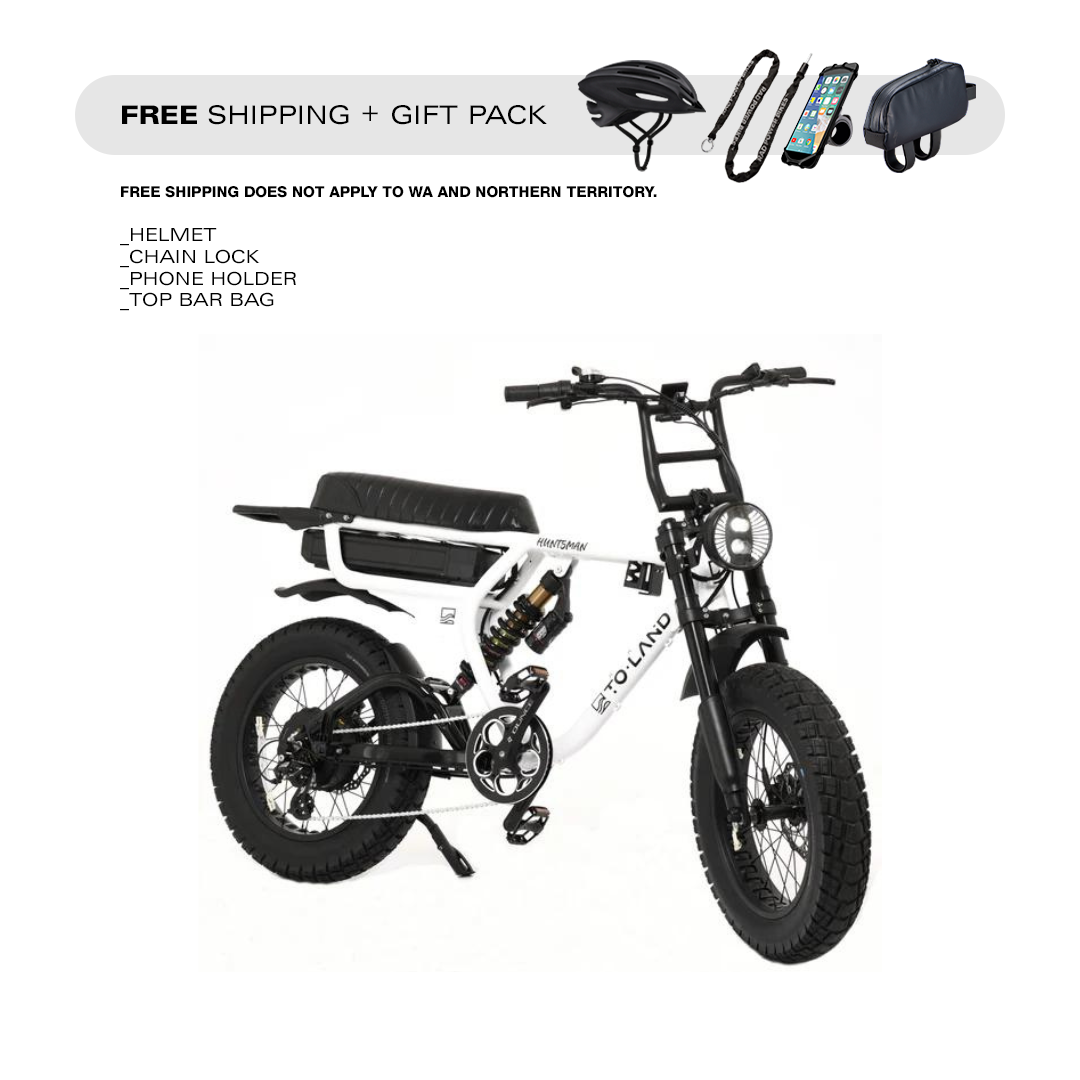 TOLAND HUNTSMAN E-BIKE, 1000W, 52V 20AH 1040WH BATTERY (PRE ORDER - ARRIVES MID NOVEMBER)