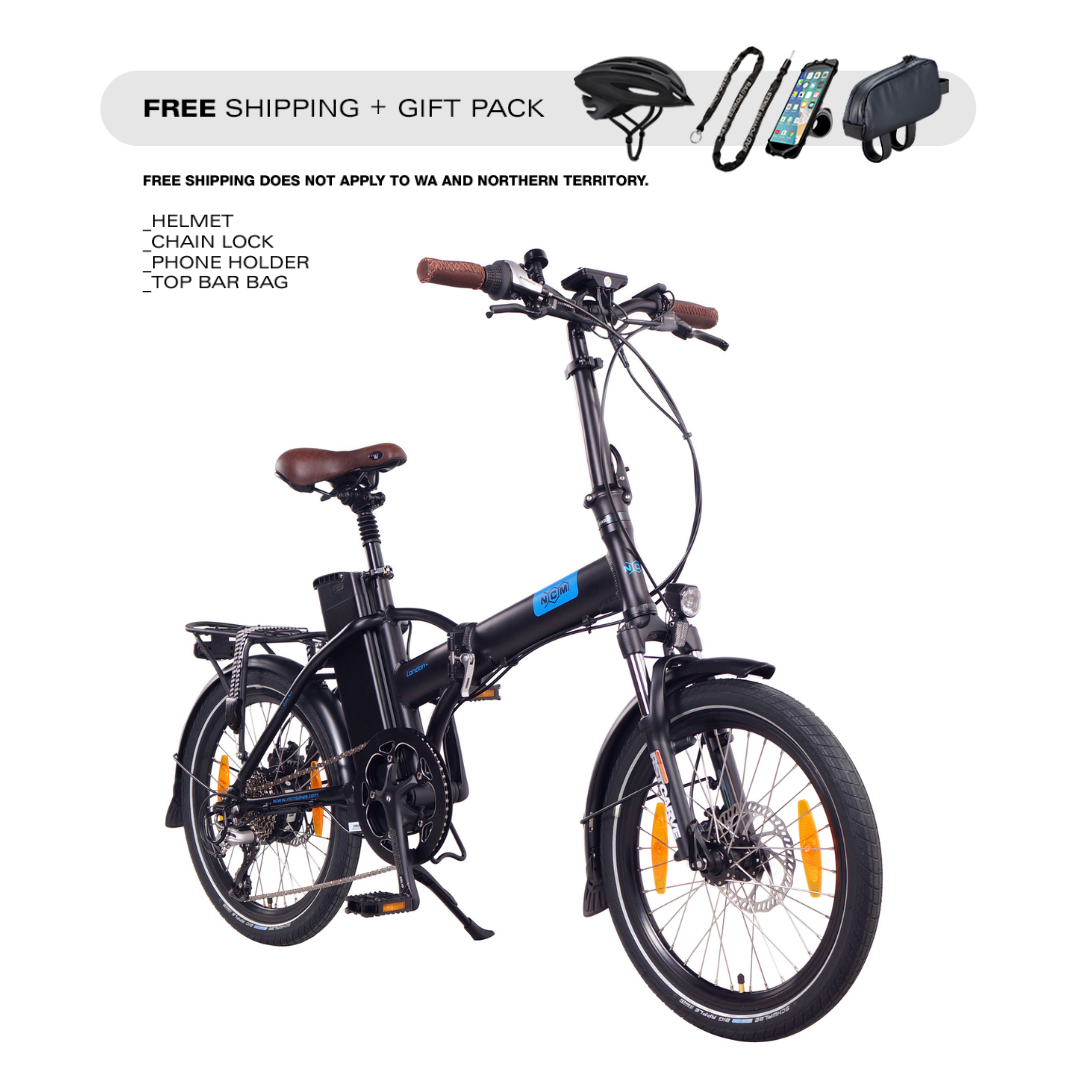 NCM London + Folding E-Bike, 250W, 36V 19Ah 684Wh Battery