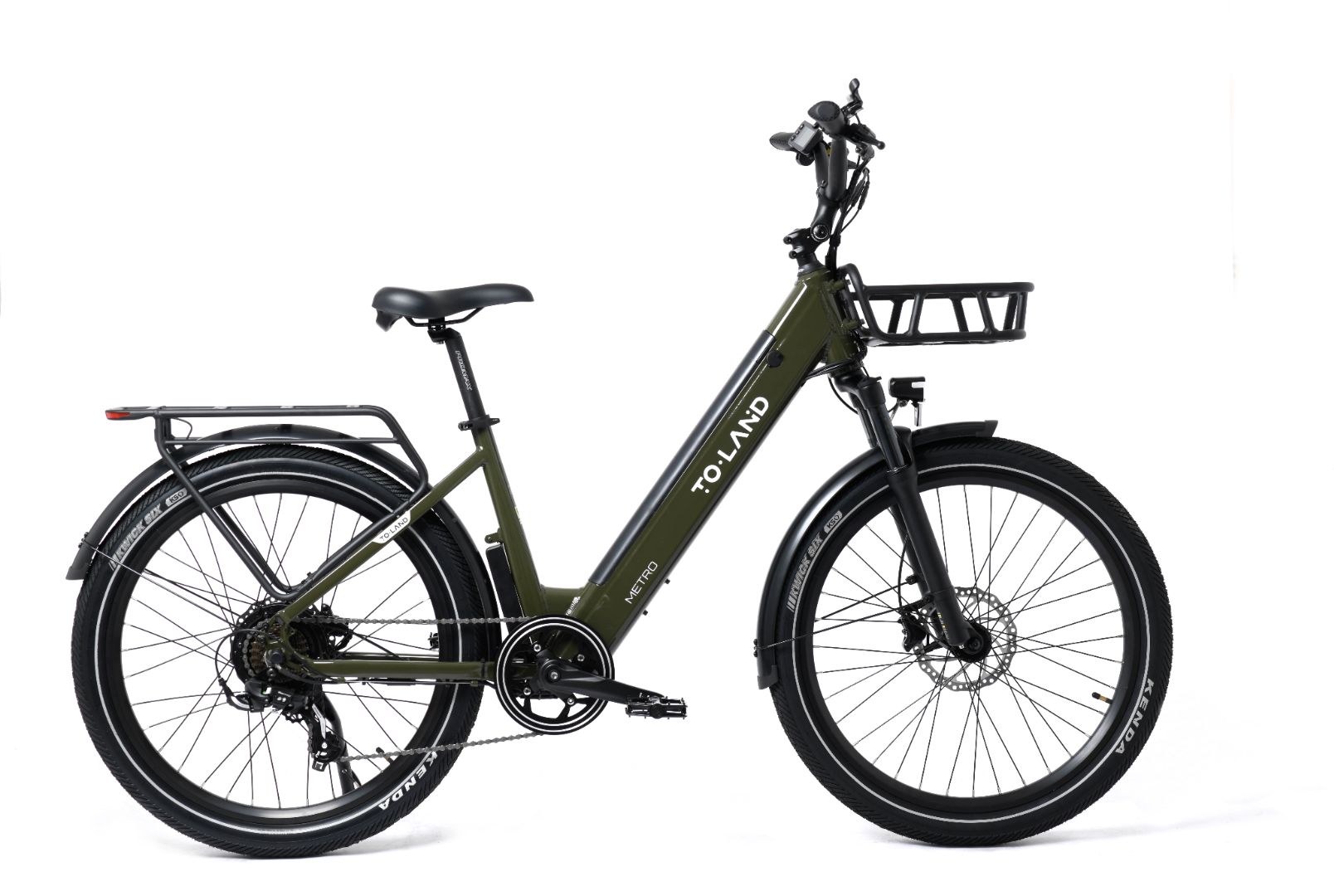 Bicicleta eléctrica TOLAND METRO PLUS, 500 W, batería de 48 V, 17,5 AH, 840 WH (pedido anticipado a mediados de agosto) 