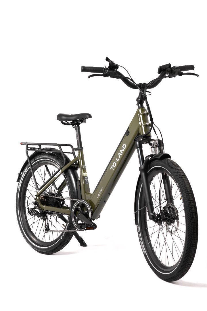 Bicicleta eléctrica TOLAND METRO PLUS, 500 W, batería de 48 V, 17,5 AH, 840 WH (pedido anticipado a mediados de agosto) 