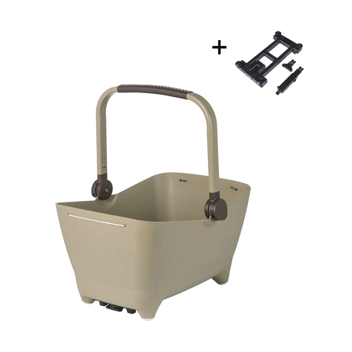 Buddy Pet Front Bike Basket KF Biscotti Brown