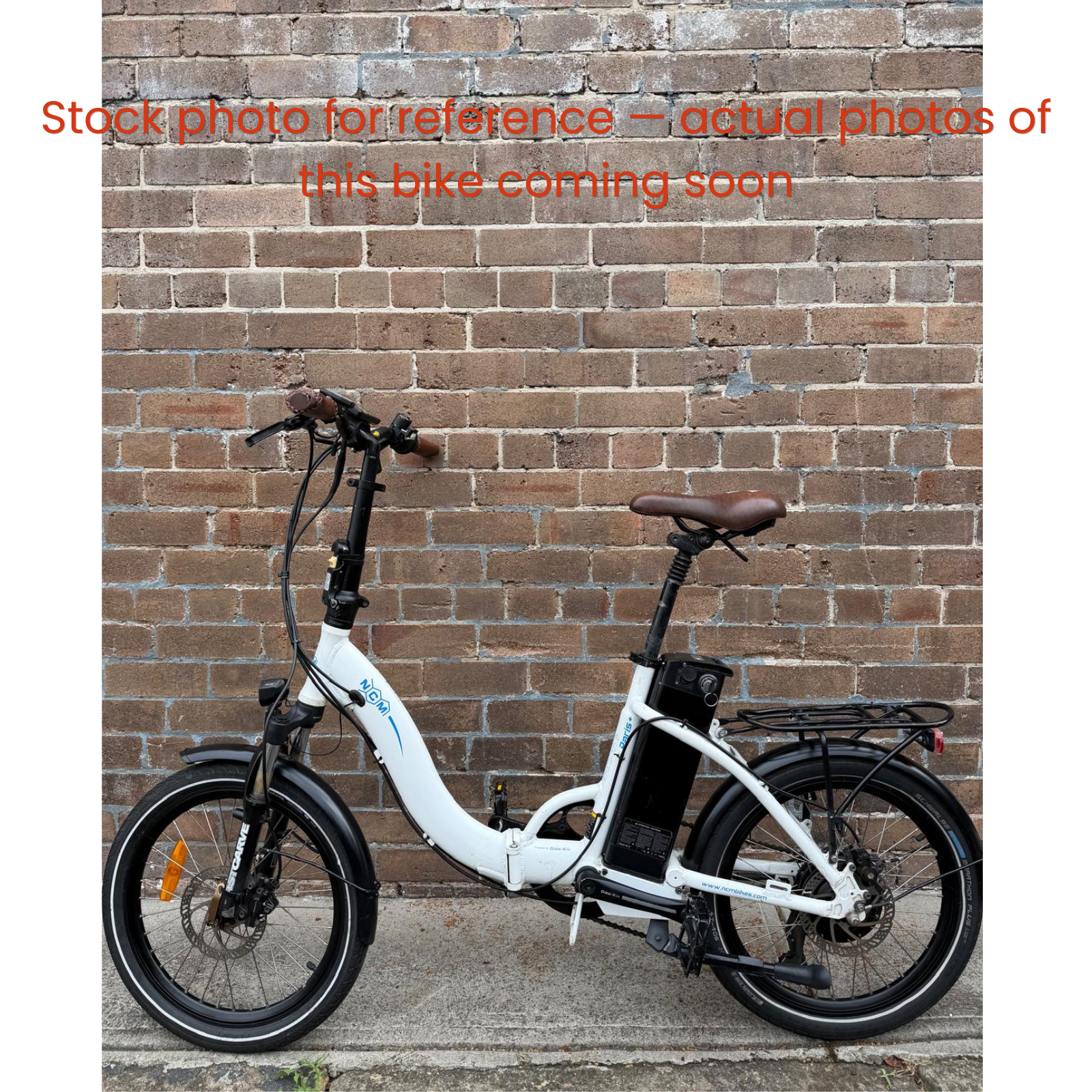 Second-Hand NCM Paris Folding E-Bike - 250W Motor