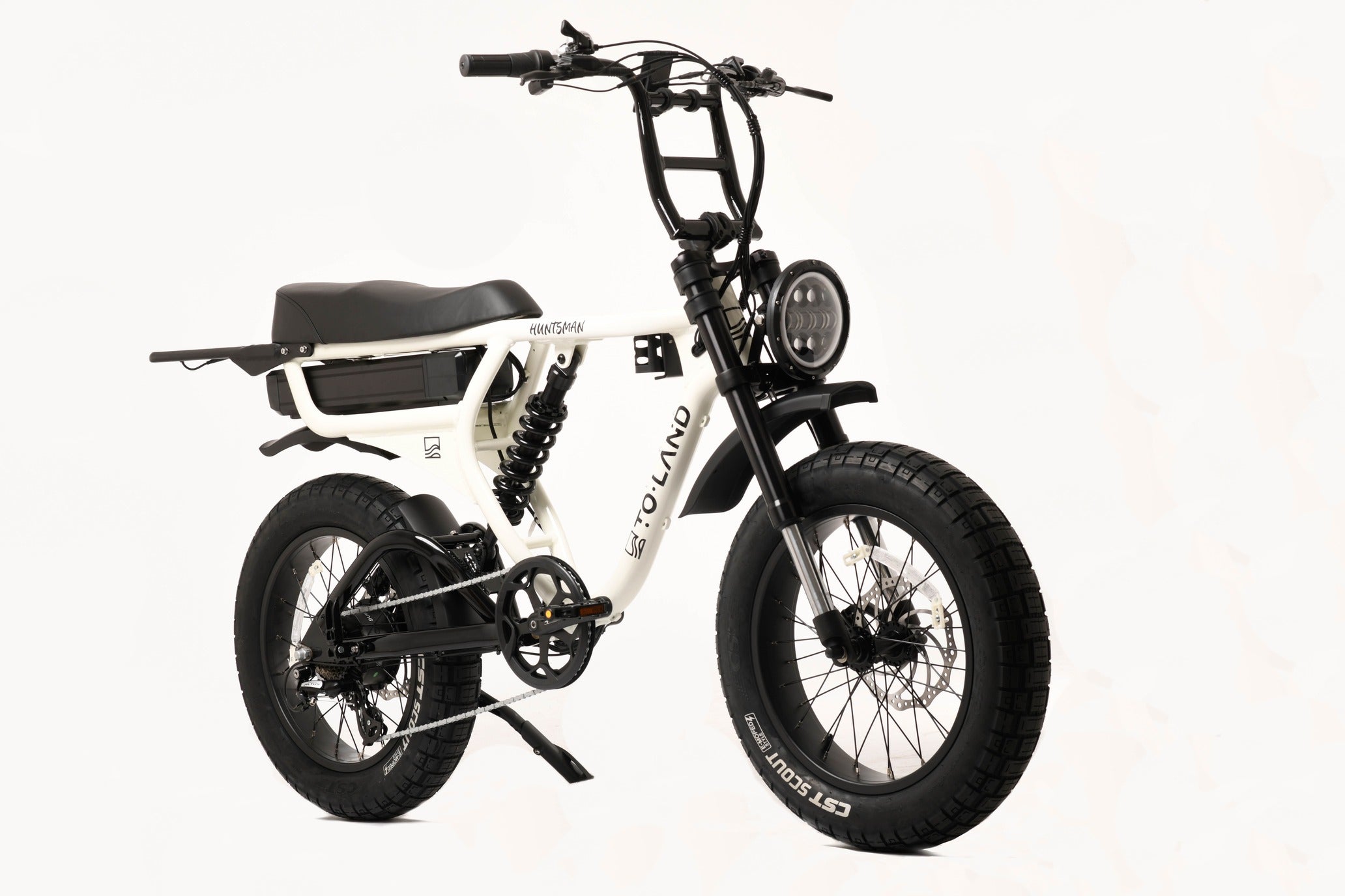 BICICLETA ELÉCTRICA TOLAND HUNTSMAN ST, 750 W, BATERÍA DE 48 V, 15 AH Y 720 WH