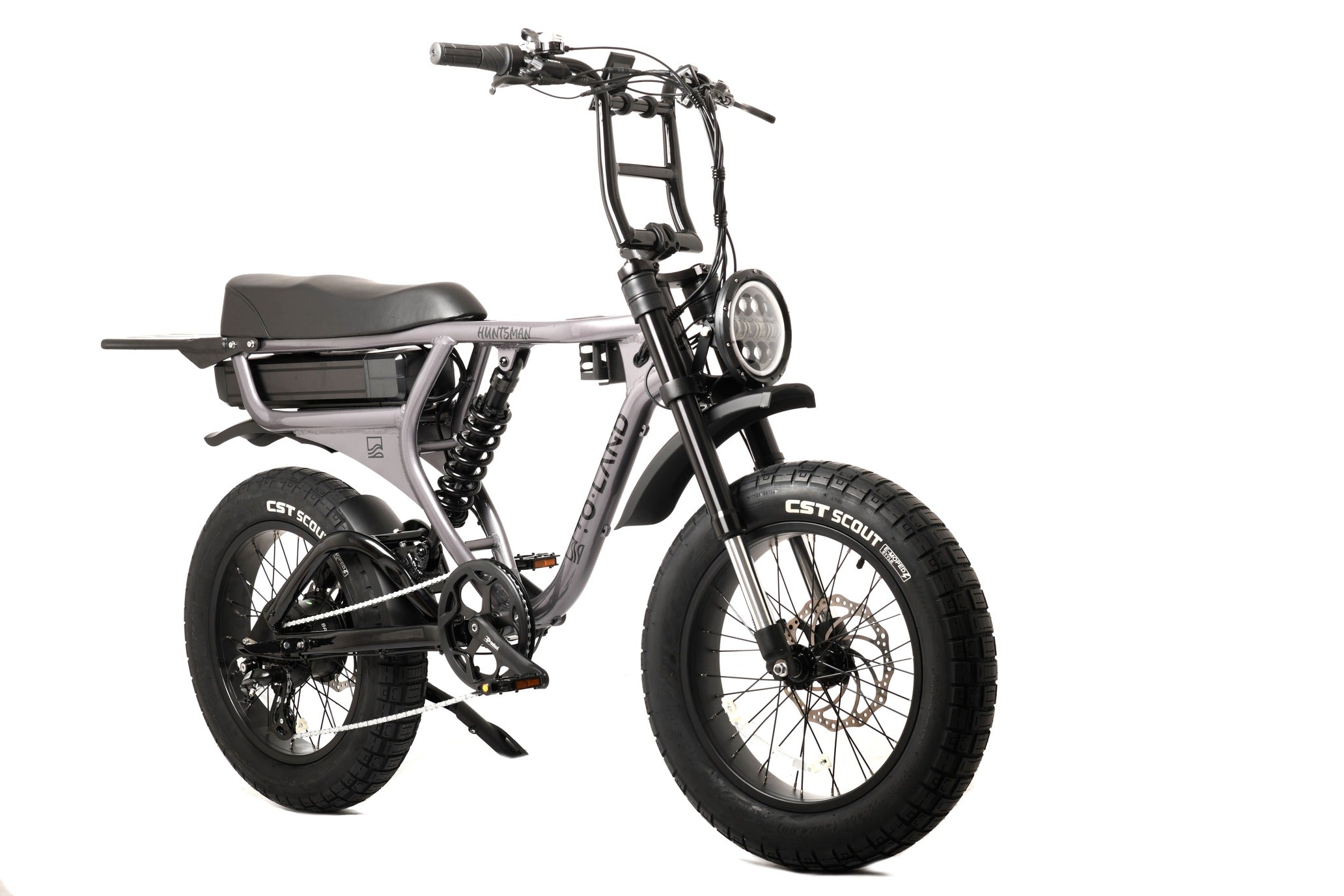 BICICLETA ELÉCTRICA TOLAND HUNTSMAN ST, 750 W, BATERÍA DE 48 V, 15 AH Y 720 WH