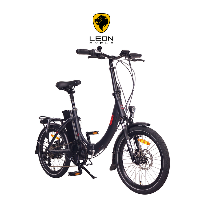 FOO F1 Folding Electric Bike, 250W E-Bike, 36V 13Ah 468Wh Battery [Matt Black 20]