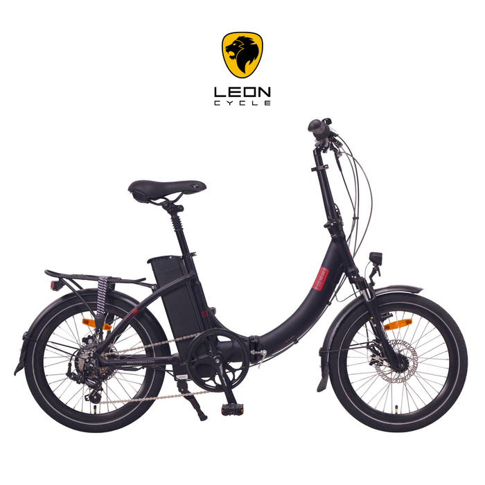 FOO F1 Folding Electric Bike, 250W E-Bike, 36V 13Ah 468Wh Battery [Matt Black 20]