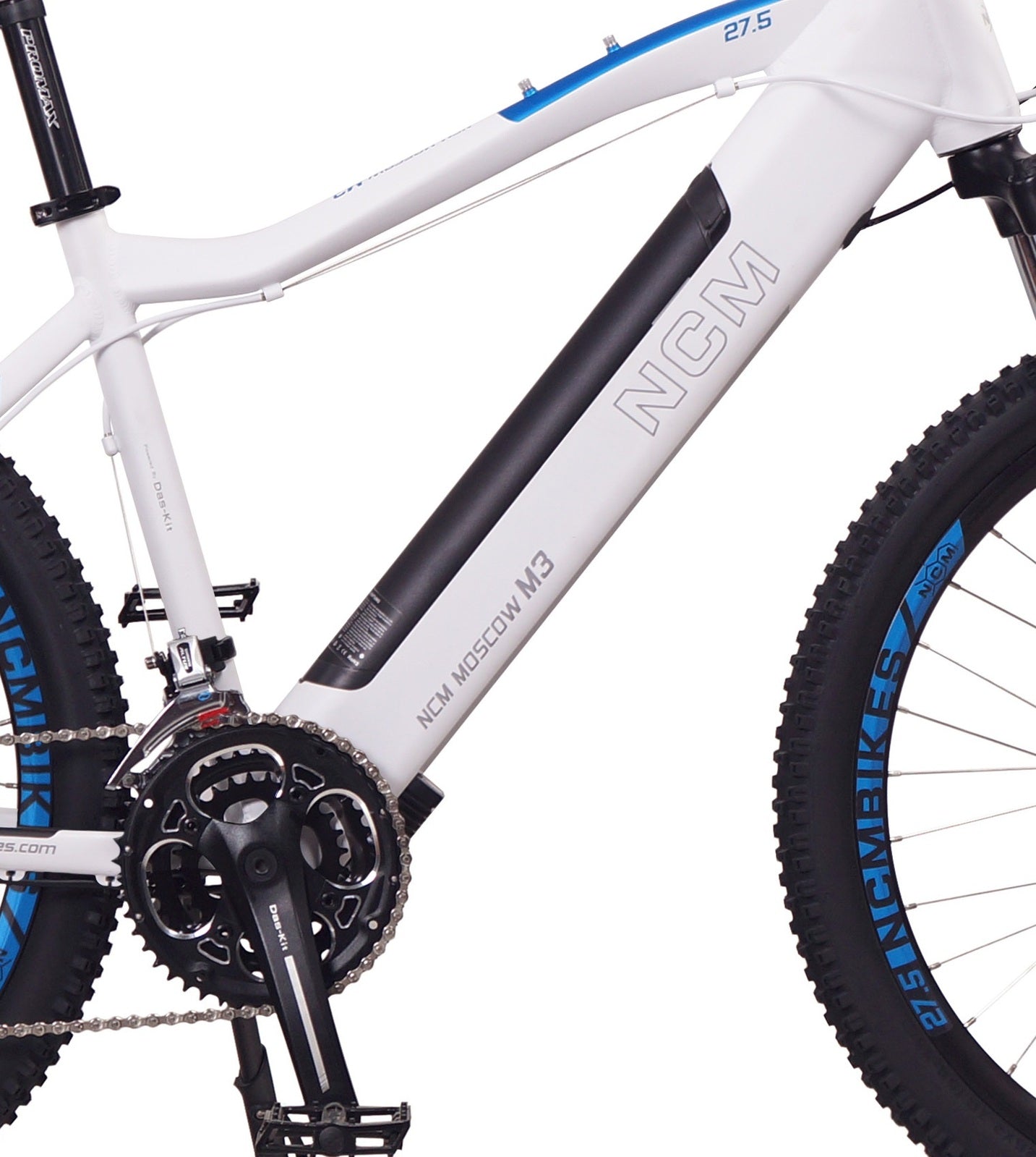 NCM Moscow M3 Electric Mountain Bike, 250W E-MTB, 576Wh Battery