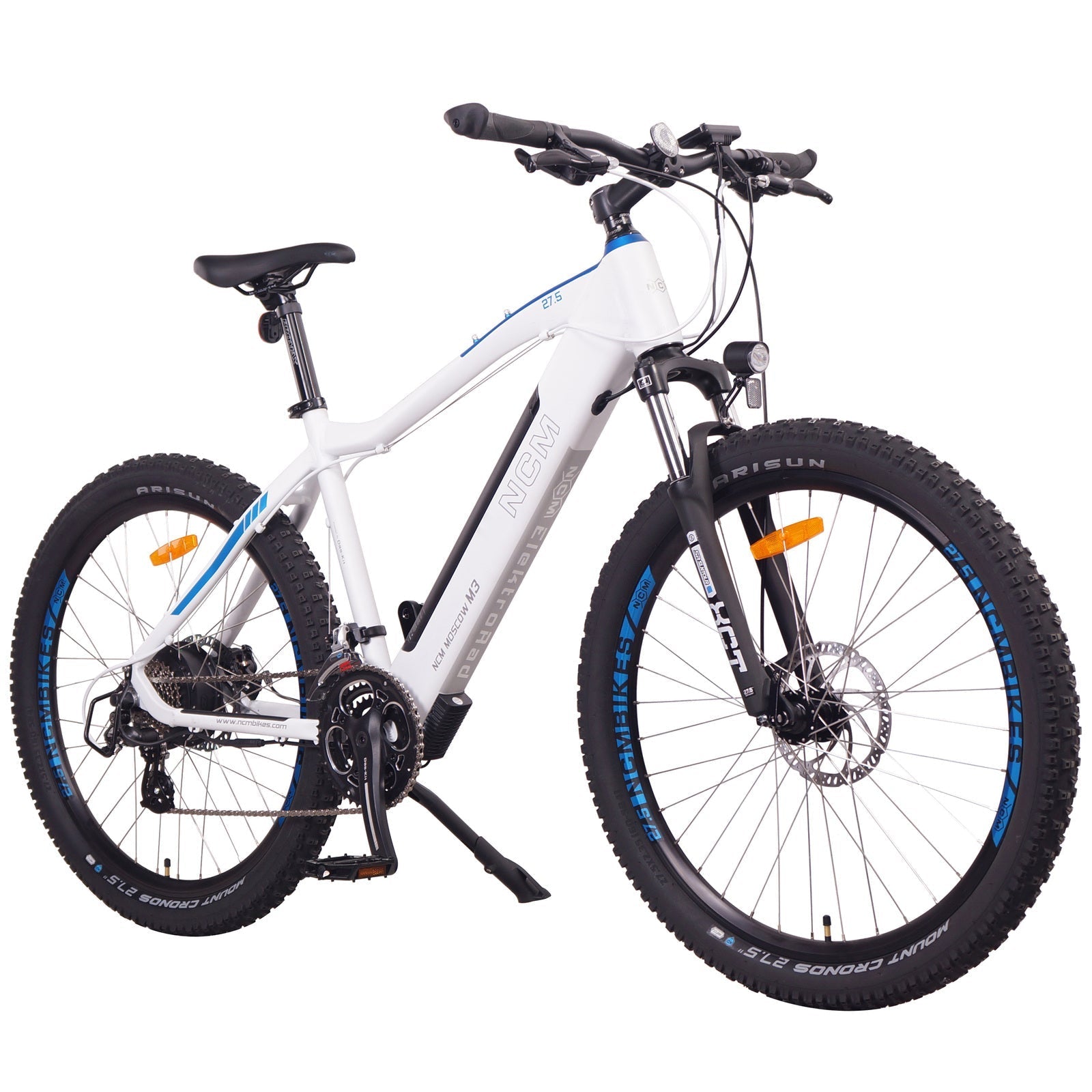 NCM Moscow M3 Electric Mountain Bike, 250W E-MTB, 576Wh Battery