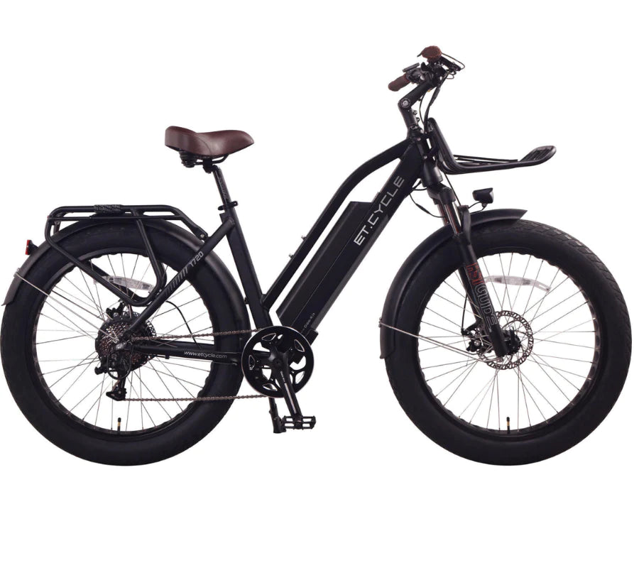 ET.Cycle T720 Step-Thru Fat Trekking E-Bike, 70Nm Torque, 48V 15Ah 720Wh Battery