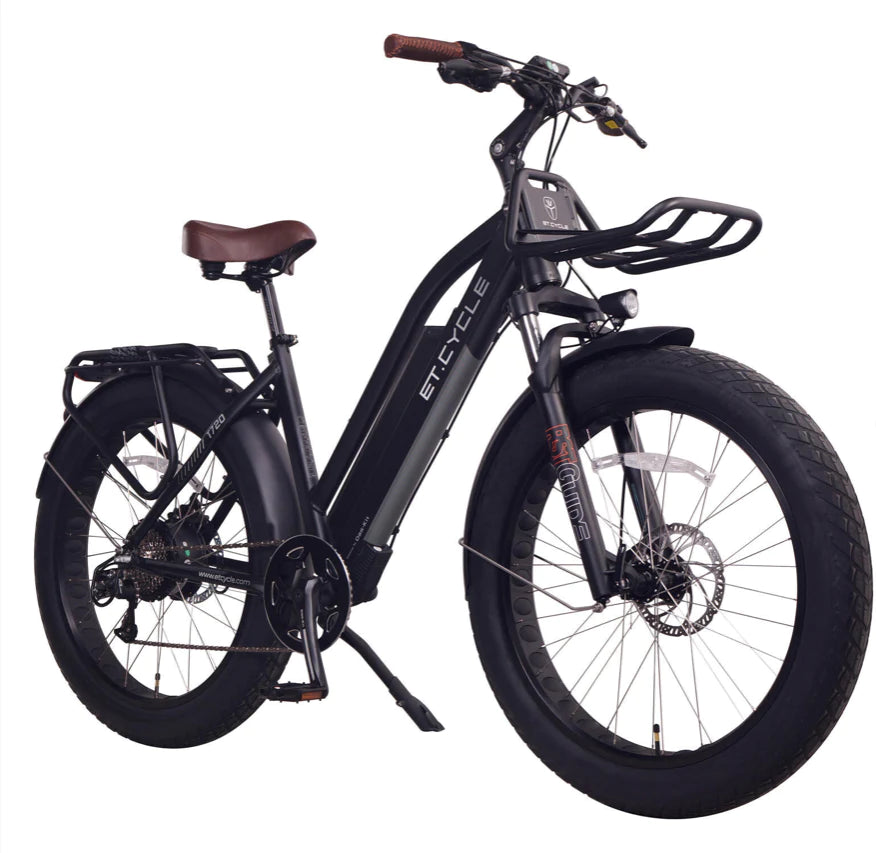 ET.Cycle T720 Step-Thru Fat Trekking E-Bike, 70Nm Torque, 48V 15Ah 720Wh Battery