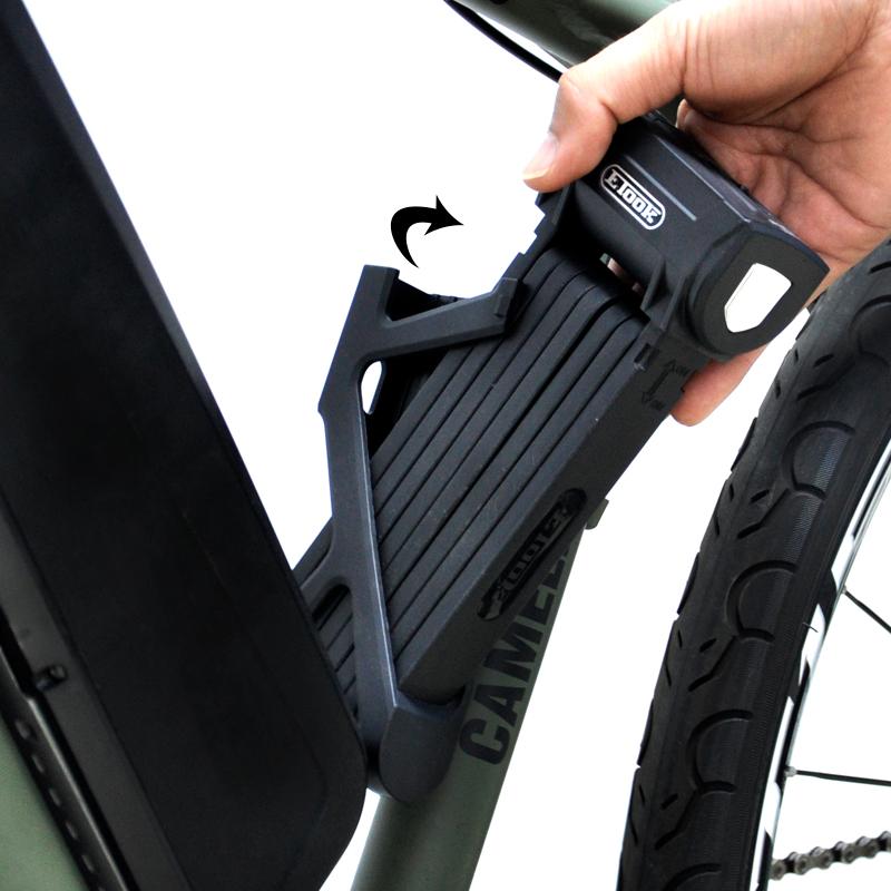 Heavy-duty Portable Key Folding Bike Lock